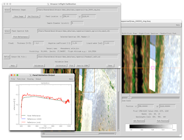 Panel Calibration Screenshot